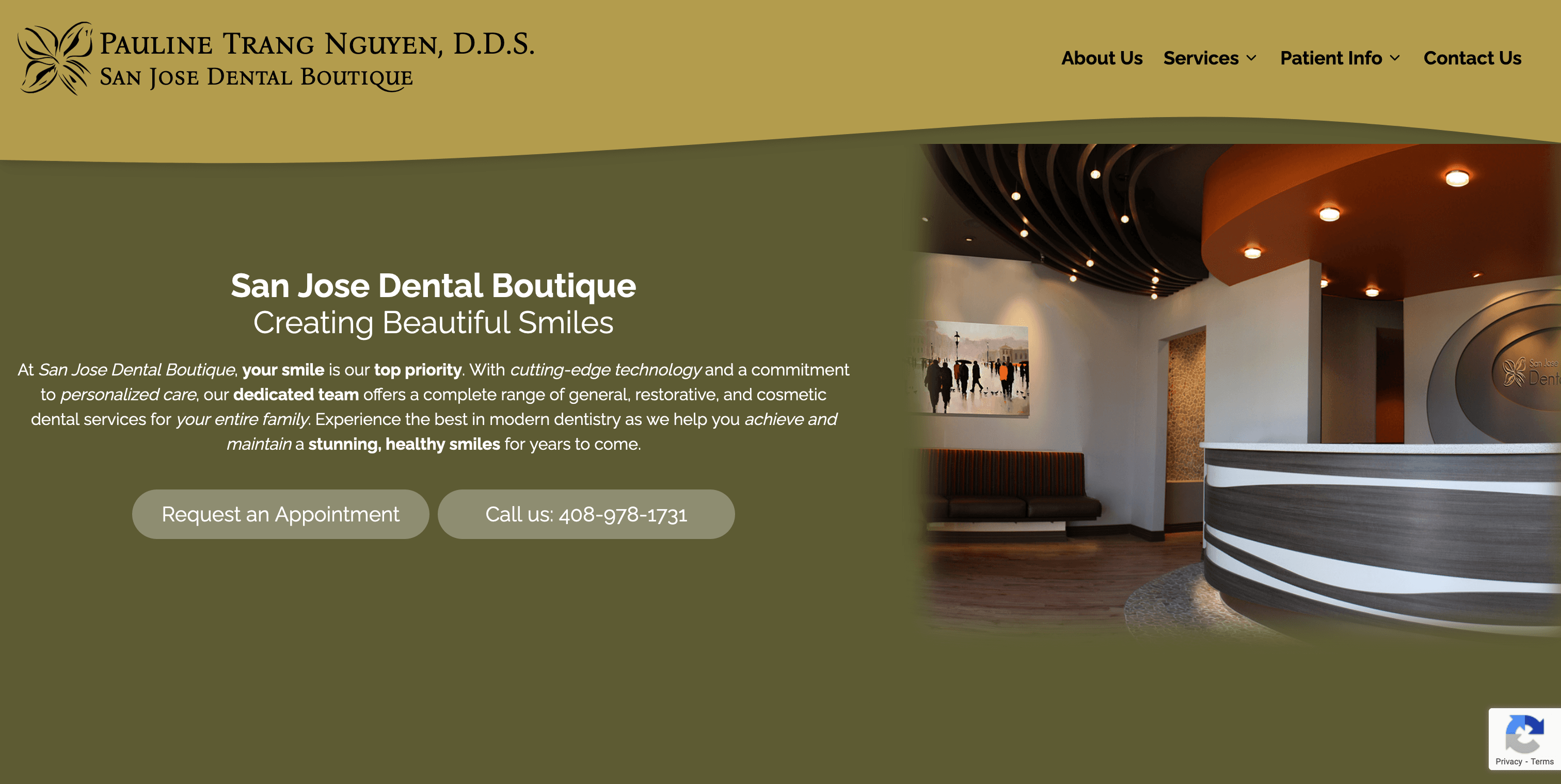 Projects: Dental Website